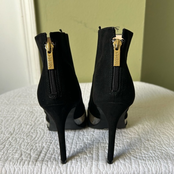 New Guess open Toe Women’s Ankle Boots Booties Sz 5.5 - Picture 5 of 13